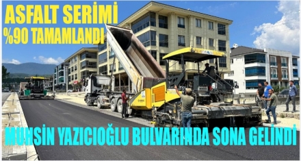 Muhsin Yazıcıoğlu Bulvarı'nda sona gelindi