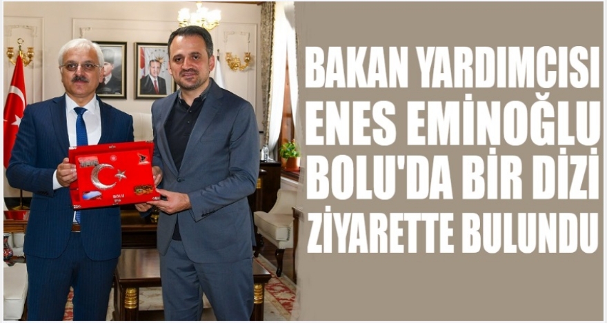 BAKAN YARDIMCISI EMİNOĞLU BOLU'YU ZİYARET ETTİ
