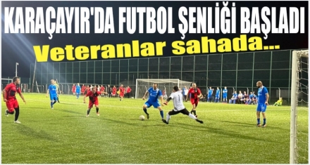 VETERANLAR FUTBOL TURNUVASI BAŞLADI