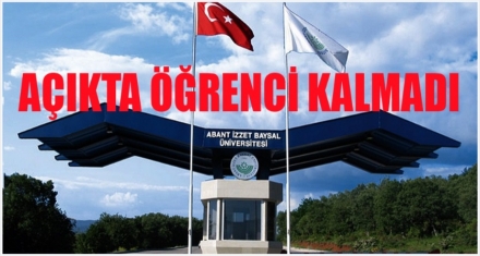 AÇIKTA ÖĞRENCİ KALMADI 