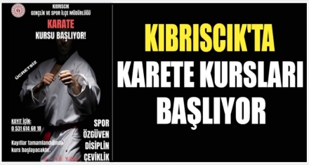 KIBRISCIK'TA GENÇLER SPORA YÖNELECEK