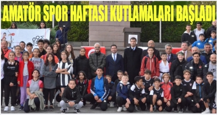 AMATÖR SPOR HAFTASI ETKİNLİKLERİ BAŞLADI 