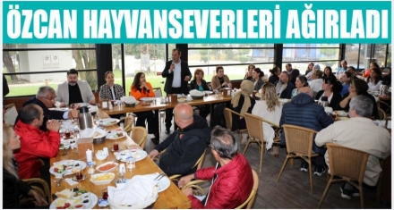 Başkan Özcan, hayvanseverler ile buluştu