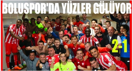 BOLUSPOR'DA YÜZLER GÜLÜYOR
