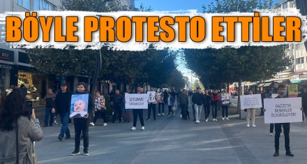 BÖYLE PROTESTO ETTİLER