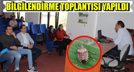 BİLGİLENDİRME TOPLANTISI YAPILDI