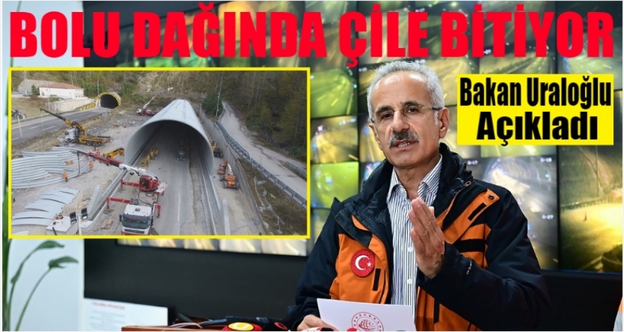 Bolu Dağı Tüneli açılıyor