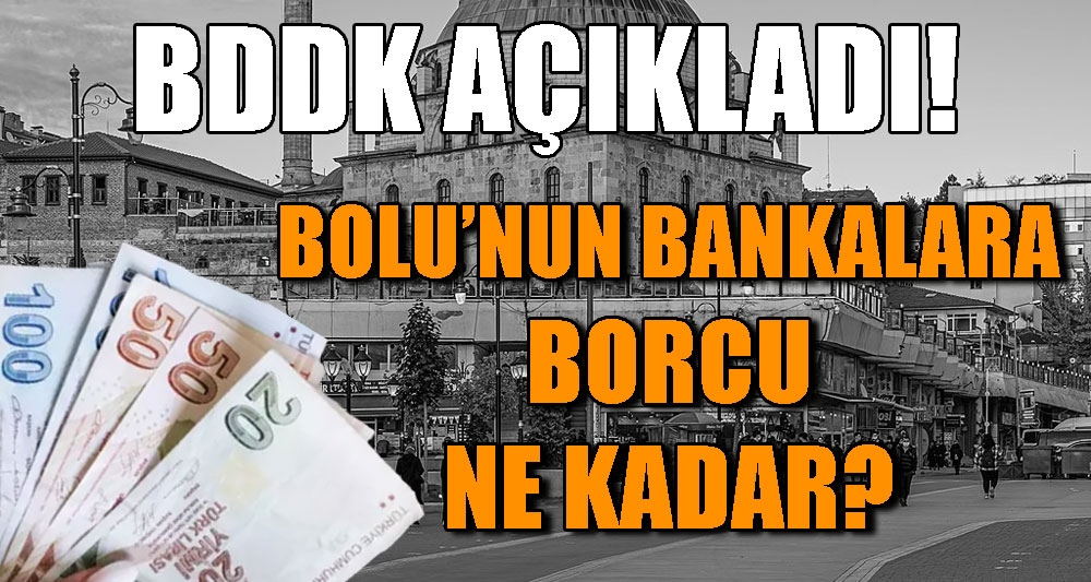 BOLU'NUN BANKALARA BORCU NE KADAR?