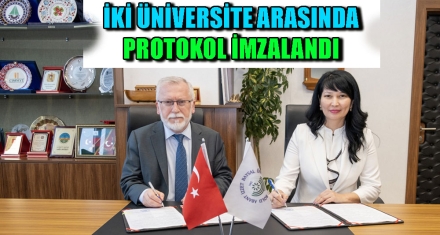 İKİ ÜNİVERSİTE ARASINDA PROTOKOL İMZALANDI