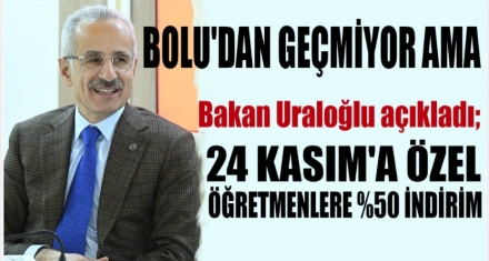 ÖĞRETMENLERE YÜZDE 50 İNDİRİM