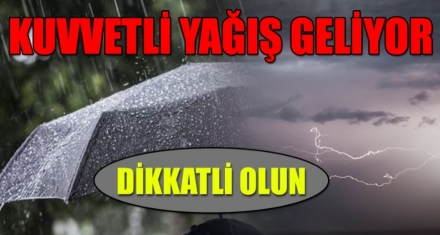 Sağanak 2 gün sürecek