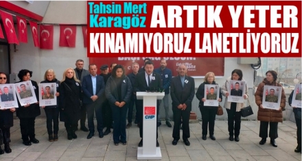 KARAGÖZ; ARTIK YETER KINAMIYORUZ LANETLİYORUZ