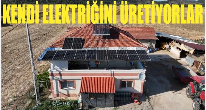 ORMAN KÖYLÜSÜ KENDİ ELEKTRİĞİNİ ÜRETİYOR