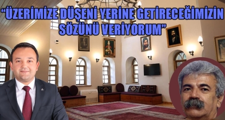 CEM VE KÜLTÜR EVİ TALEBİNE İLHAN DURAK'TAN CEVAP