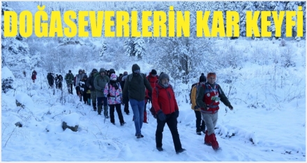 DOĞASEVERLERİN KAR KEYFİ 