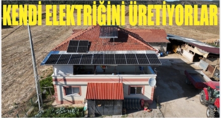 ORMAN KÖYLÜSÜ KENDİ ELEKTRİĞİNİ ÜRETİYOR 