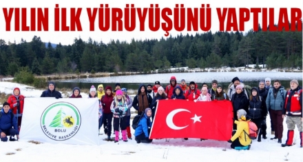 YILIN İLK DOĞA YÜRÜYÜŞÜNÜ YAPTILAR 