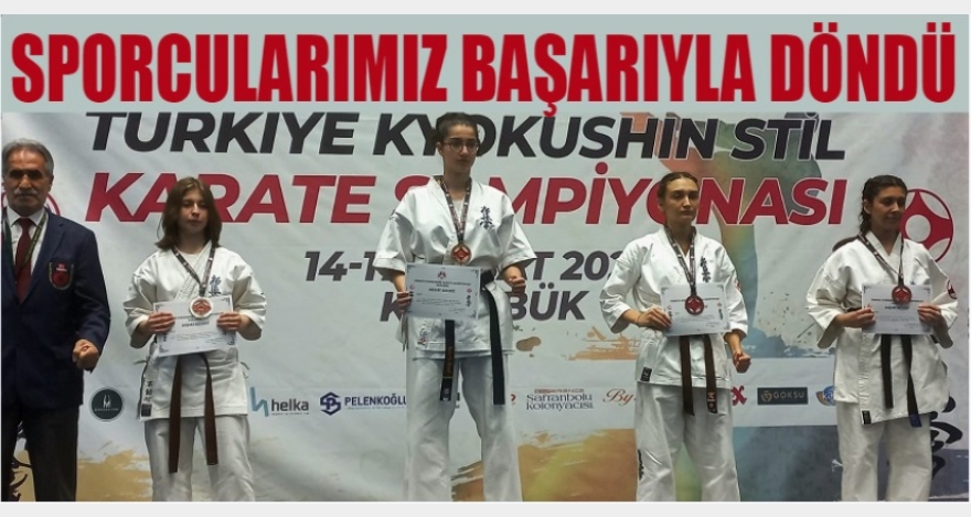 BAŞARIYLA DÖNDÜLER