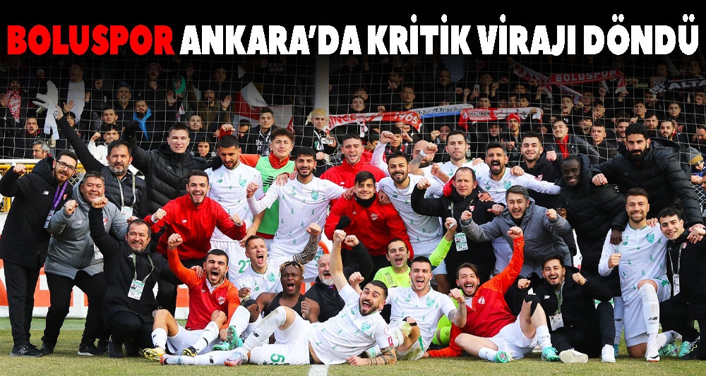 BOLUSPOR PLAY OFF'A GÖZ KIRPIYOR