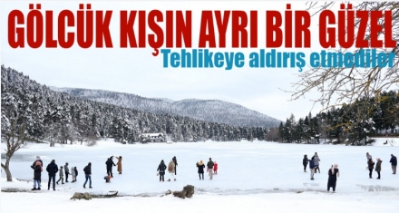 GÖLCÜK KIŞIN AYRI BİR GÜZEL 