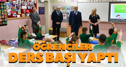  ÖĞRENCİLER DERS BAŞI YAPTI