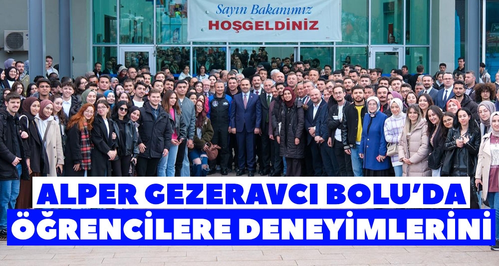 İLK TÜRK ASTRONOT ALPER GEZERAVCI BOLU'DA