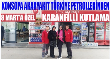 KONSOPA AKARYAKIT TÜRKİYE PETROLLERİNDEN KARANFİLLİ KUTLAMA