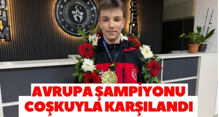 AVRUPA ŞAMPİYONU COŞKUYLA KARŞILANDI