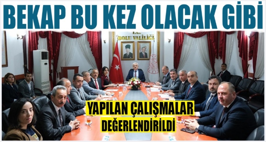 BEKAP BU KEZ OLACAK GİBİ