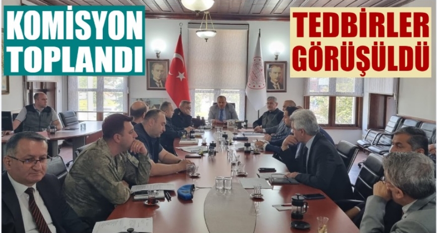 KOMİSYON TOPLANDI