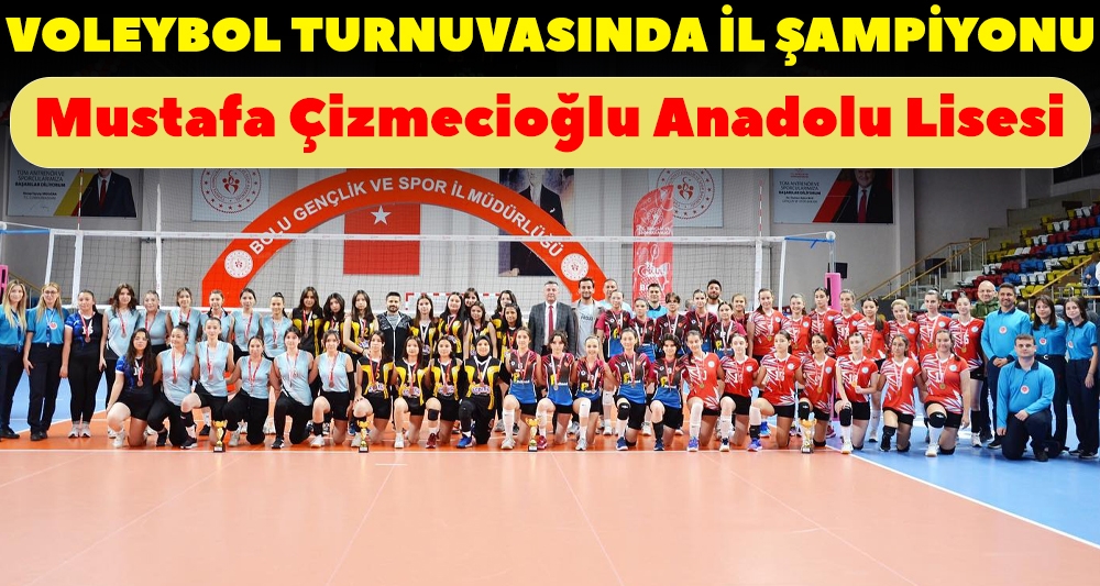 VOLEYBOL TURNUVASINDA İL ŞAMPİYONU BELLİ OLDU