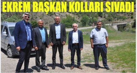 EKREM BAŞKAN SAHAYA İNDİ