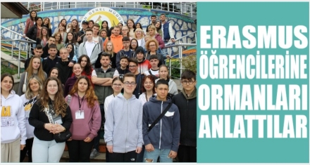  Erasmus öğrencilerine Bolu Ormanlarını anlattı 
