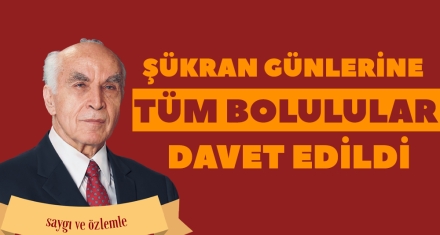 İZZET BAYSAL ŞÜKRAN GÜNLERİ PROGRAMI NETLEŞTİ