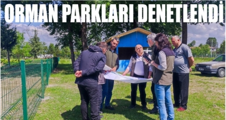 ORMAN PARKLARI DENETLENDİ 