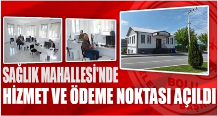 SAĞLIK MAHALLESİ'NDE AÇILDI