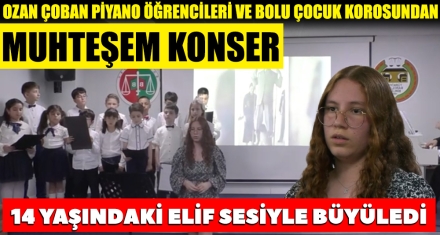 14 YAŞINDAKİ ELİF SESİYLE BÜYÜLEDİ