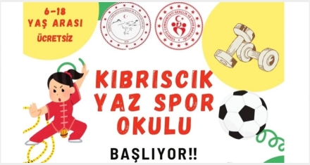 KIBRISCIK'TA YAZ SPOR OKULU BAŞLIYOR