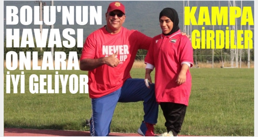 BOLU'DA KAMPA GİRDİLER