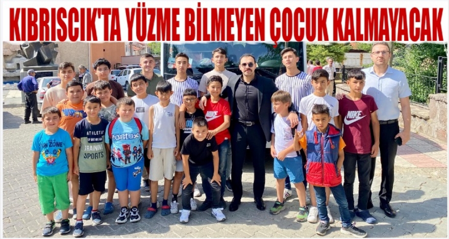 KIBRISCIK'TA YÜZME BİLMEYEN ÇOCUK KALMAYACAK