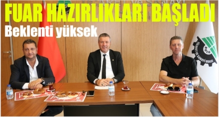 FUAR HAZIRLIKLARI BAŞLADI