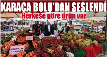 KARACA BOLU'DAN SESLENDİ
