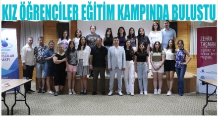 Kız öğrenciler eğitim kampında buluştu