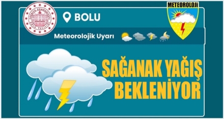 METEOROLOJİ SAĞANAK YAĞIŞ VAR DEDİ 