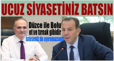 Siyasetiniz batsın!