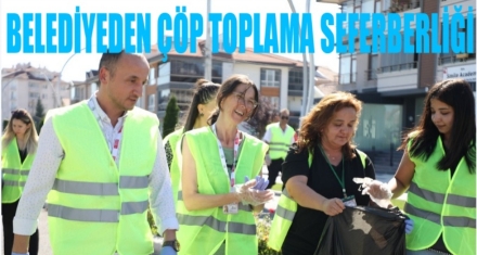 BİRLİKTE ÇÖP TOPLADILAR