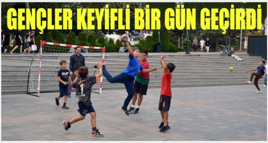 GENÇLER KEYİFLİ BİR GÜN GEÇİRDİ