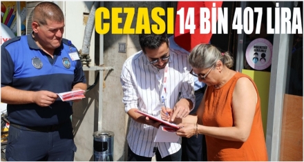 Cezası 14 bin 407 lira