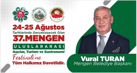 FESTİVALE DAVET ETTİ 