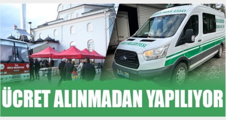 ÜCRETSİZ OLARAK YAPILIYOR